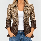 Tilda | Leopard Print Ruffle Jacket
