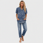 Bernadette | Boho Collared Top