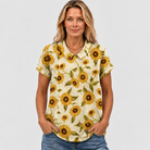 Verity | Sunflower Collared Top