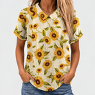 Verity | Sunflower Collared Top