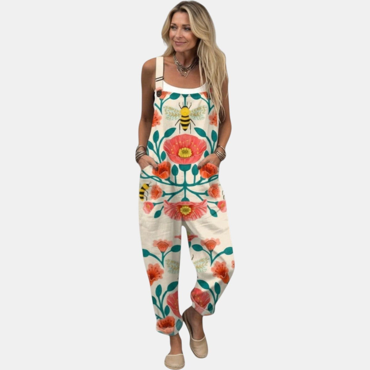 Queenie | Folk Floral Overall
