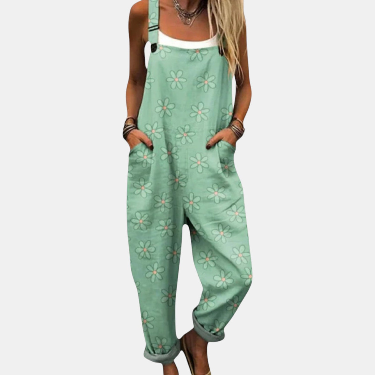 Gladys | Mint Green Overall