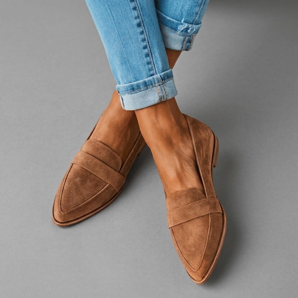 Fia - Elegant Suede Loafers product image