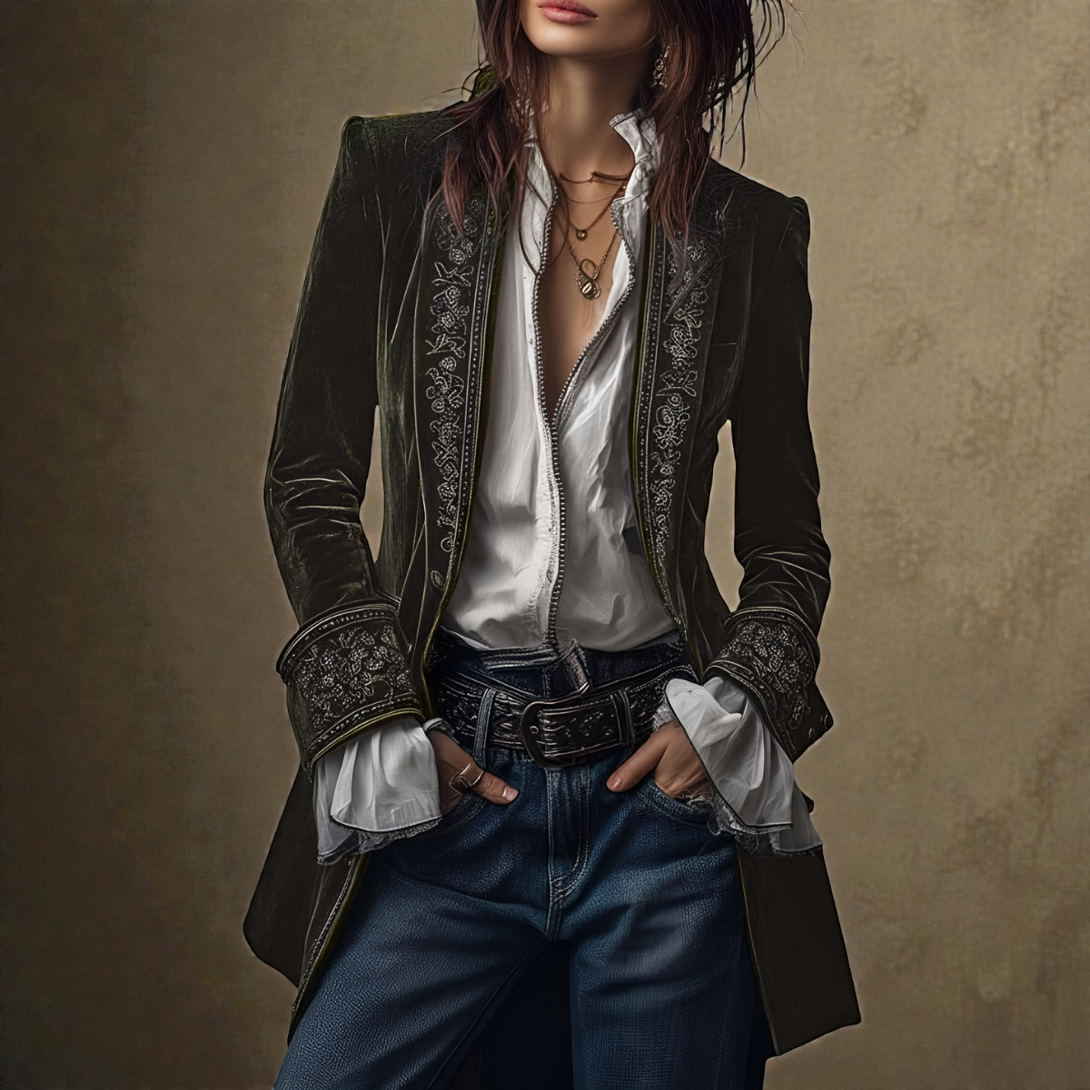 Rosalind - Luxurious Velvet Jacket