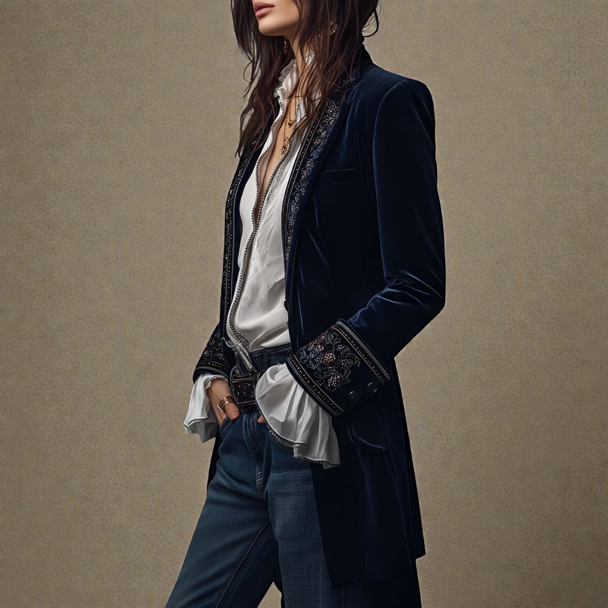 Rosalind - Luxurious Velvet Jacket