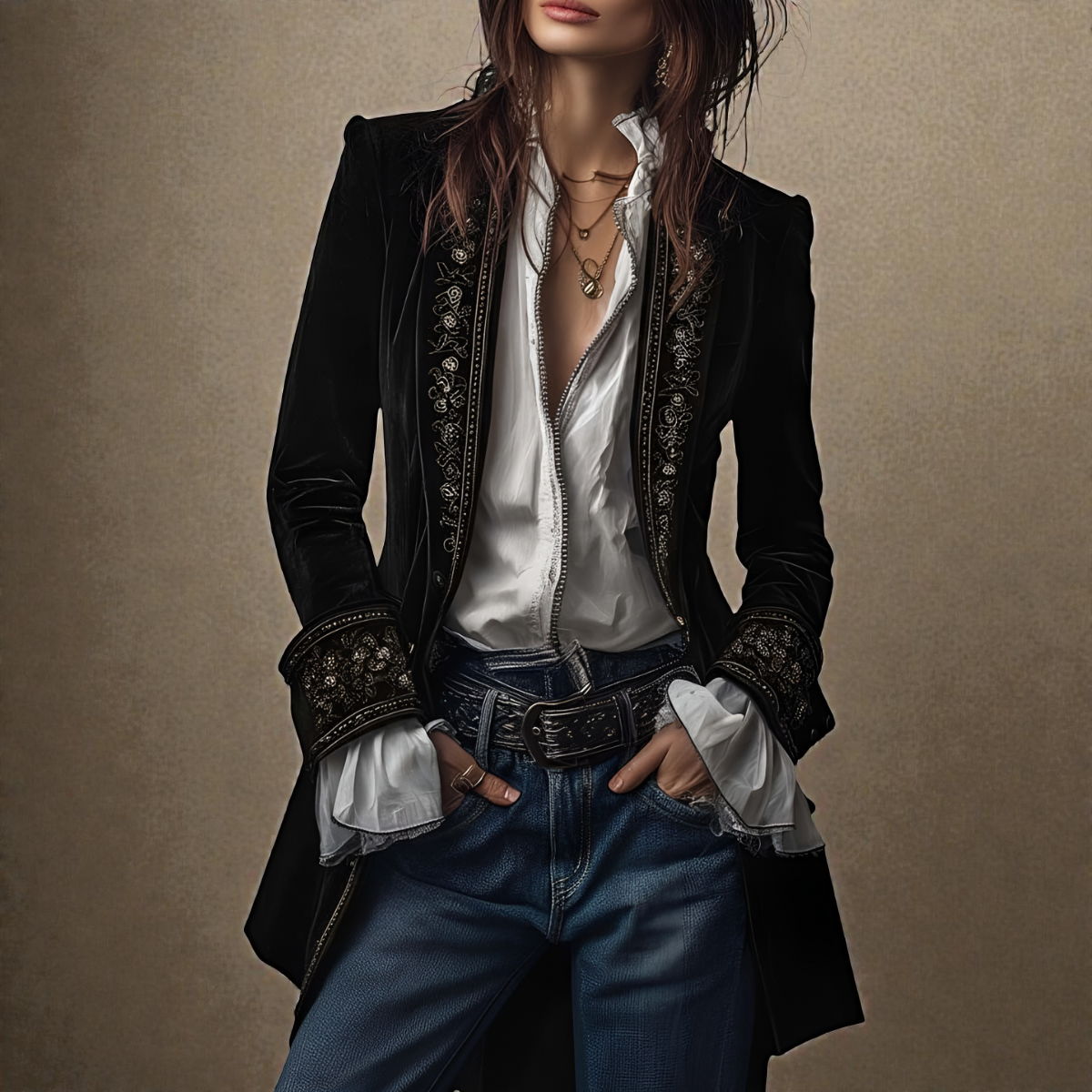 Rosalind - Luxurious Velvet Jacket