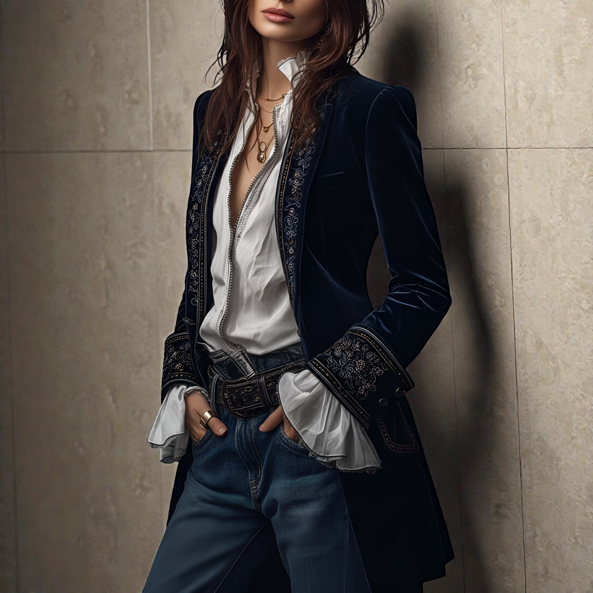 Rosalind - Luxurious Velvet Jacket