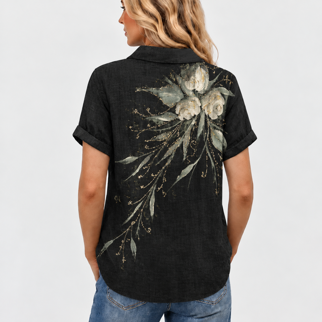 Geraldine | Dandelion Collared Top