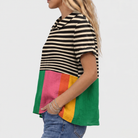 Ottilie | Colourblock Collared Top