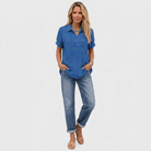 Marcella | Geometric Collared Top