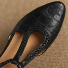 Anthea - Elegant Braided Leather Shoes