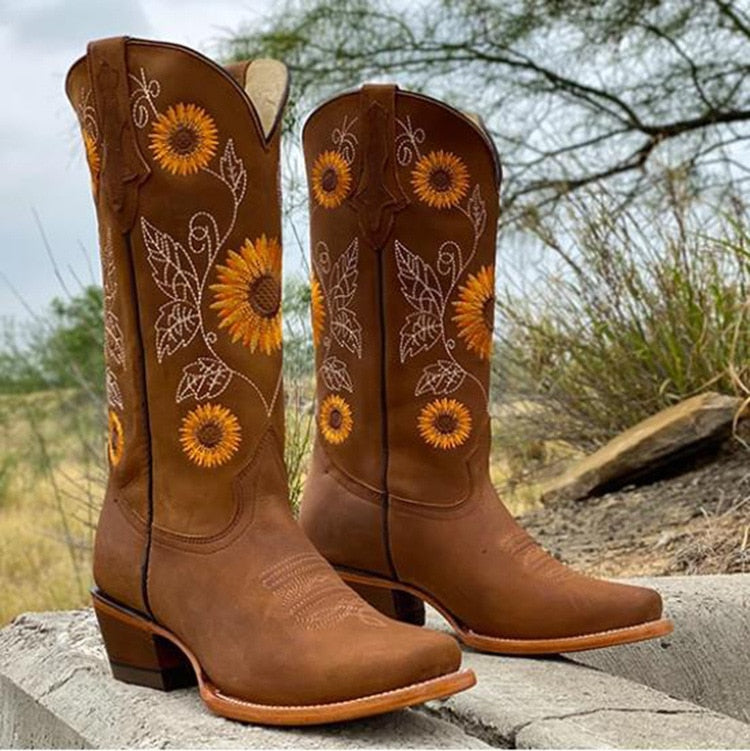 Blossom™ - Stylish Cowboy Boots