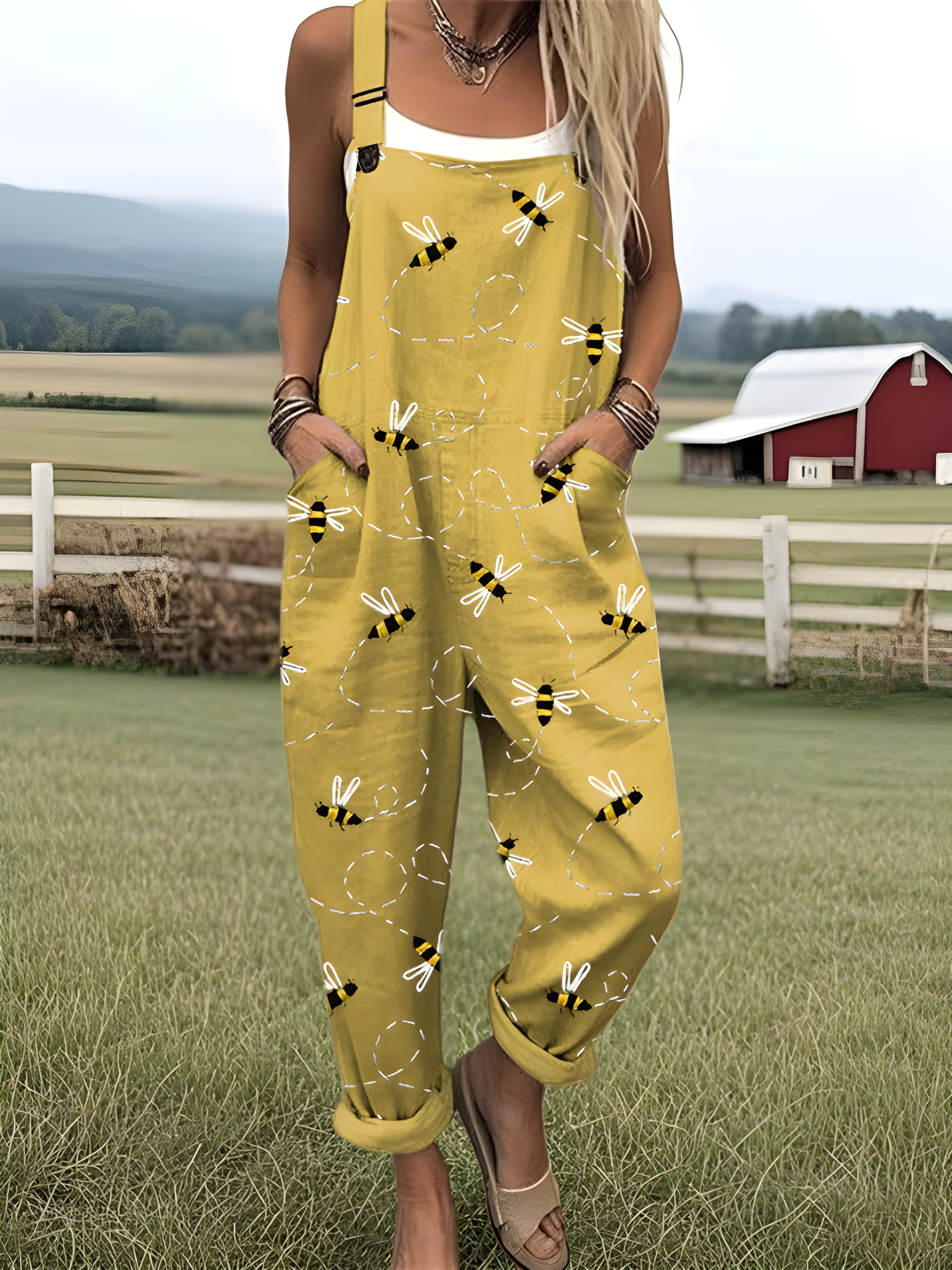 Honeybee Meadow Jumpsuit