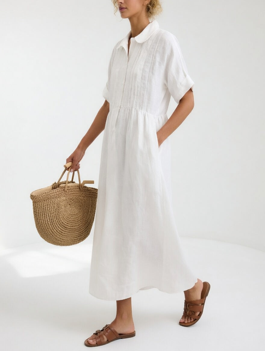 Alina - Classic Cotton Shirt Dress product image
