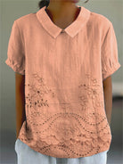 Theodora | Floral Collared Top