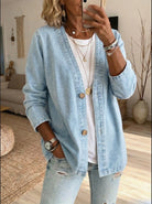 Corinne - Denim Button Coat
