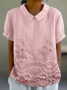 Theodora | Floral Collared Top