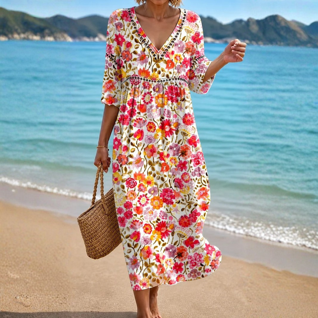 Elora - Elegant Flowing Midi Dress product image