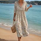 Elora - Flowing Floral Midi Dress product image