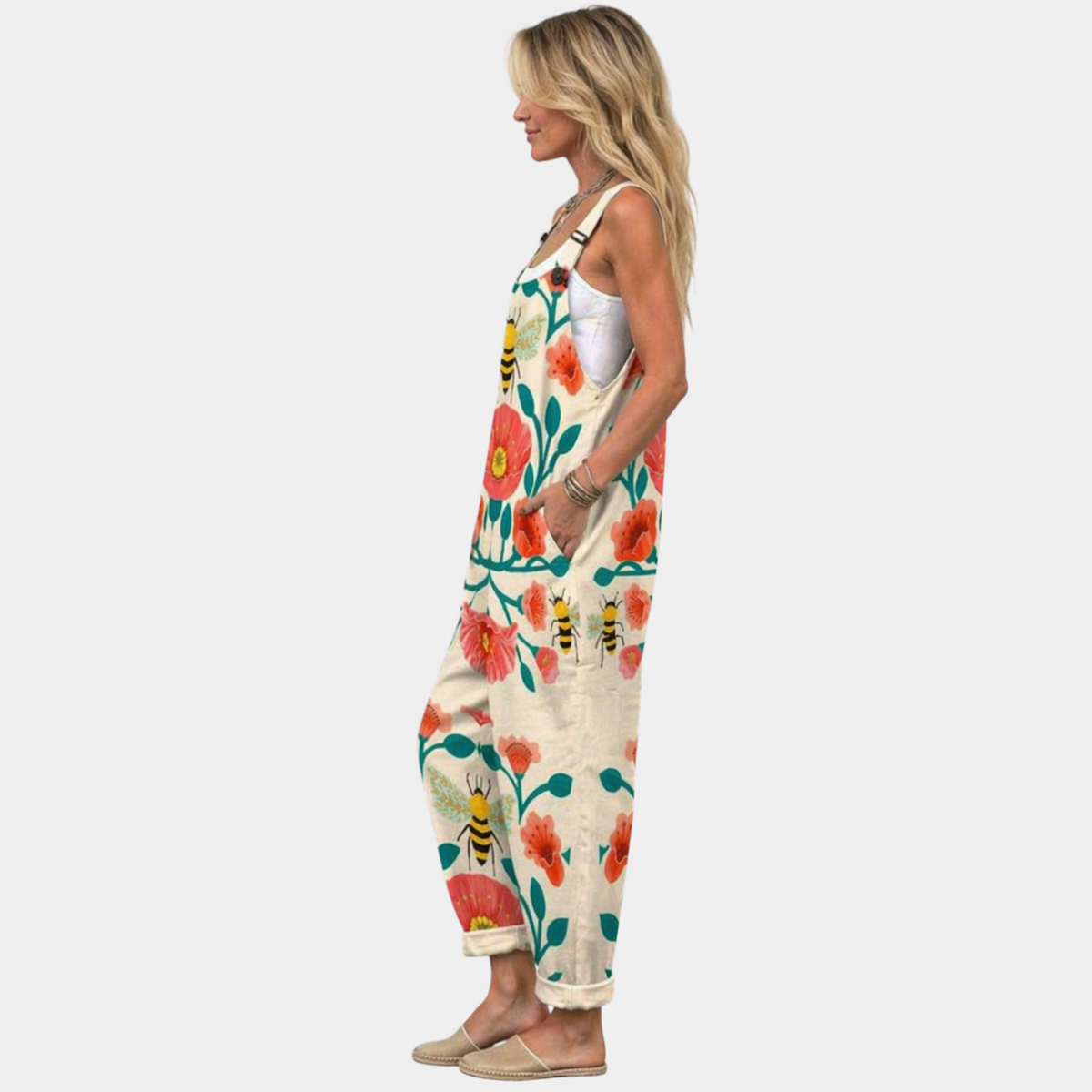 Queenie | Folk Floral Overall