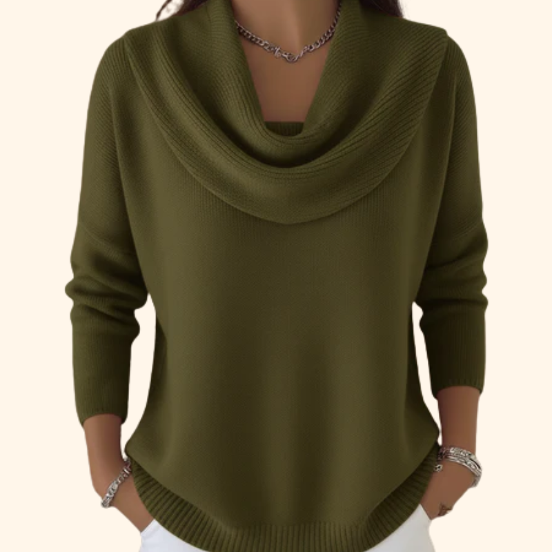 A woman wearing the Hadassah comfort stretch pants in red, styled casually with a top, walking outdoors.