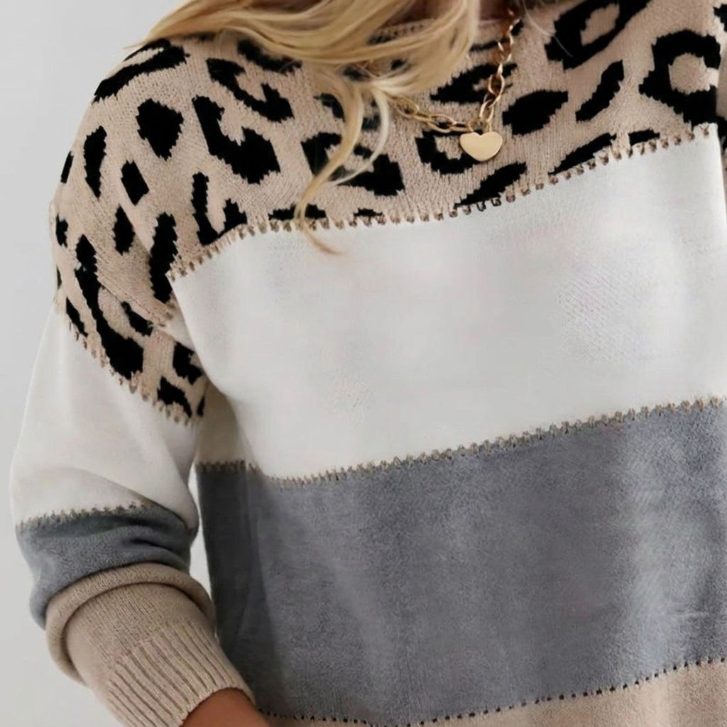 Calista - Leopard Print Jumper