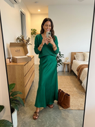 Isolde - Knit & Satin Ensemble