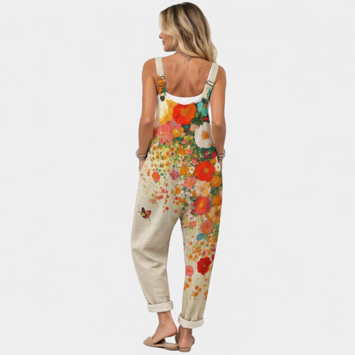 Adelina | Poppy Patchwork Overall