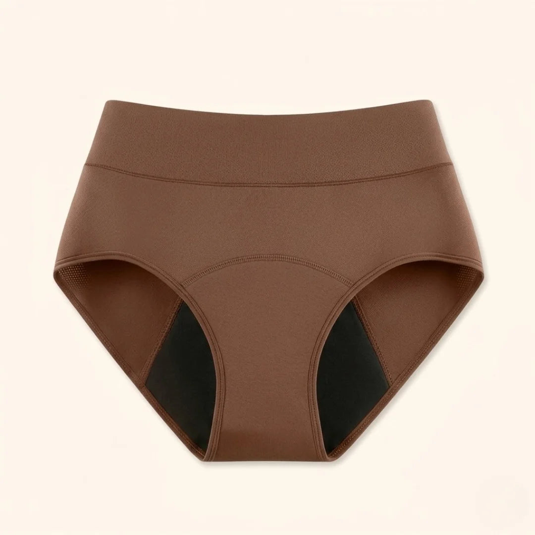 Close-up of the soft, breathable fabric texture of the Inez leak-proof underwear, emphasizing comfort.