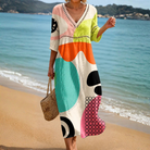 Linnea - Abstract Print Midi Dress product image