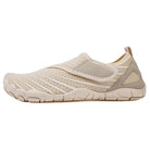 Beige Maeve comfort orthopedic shoes, showing the subtle texture of the fabric.