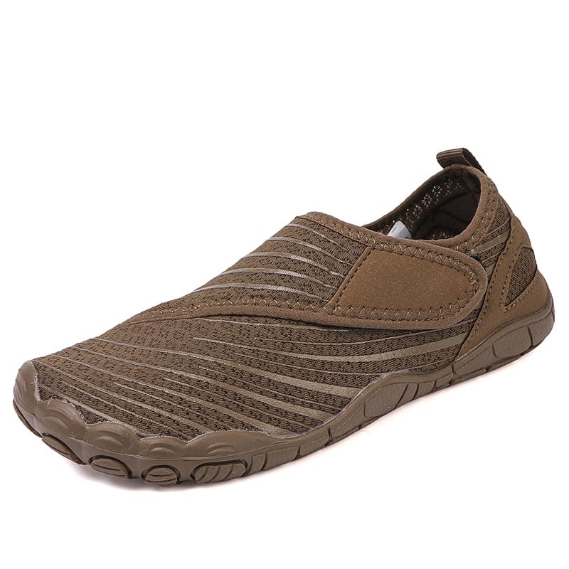 Lilac Maeve comfort orthopedic shoes, on a soft, natural surface.