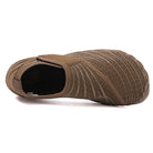 Mauve Maeve comfort orthopedic shoes, with emphasis on the cushioned insole.