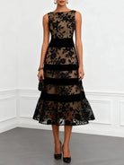 Eudora - Elegant Tulle Midi Dress product image