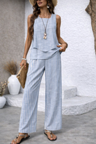 Marivellea - Striped Wide-Leg Pants product image