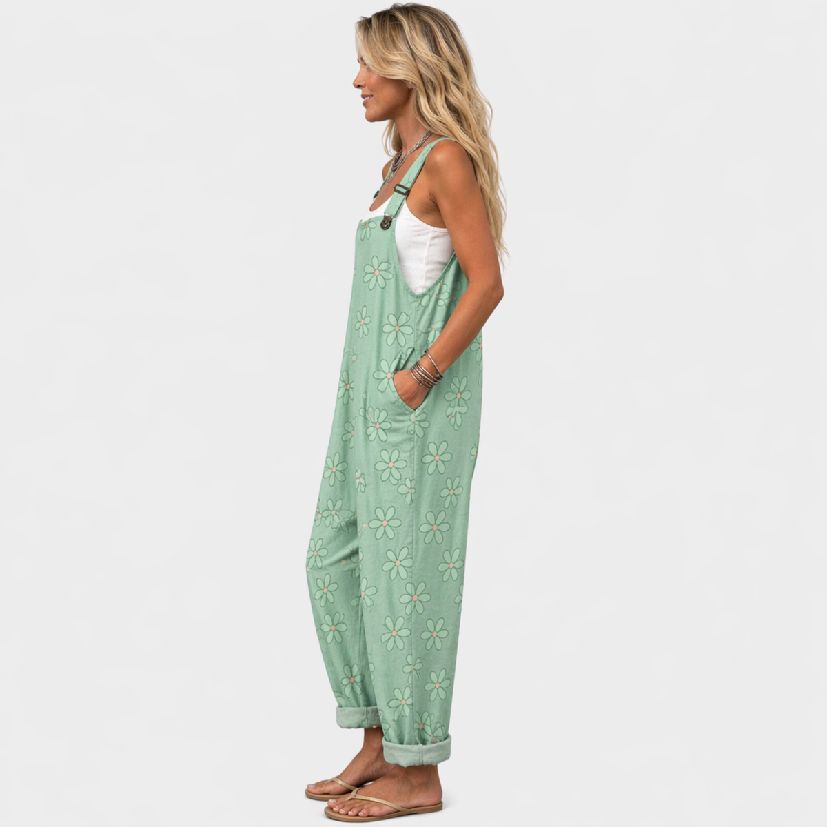 Gladys | Mint Green Overall