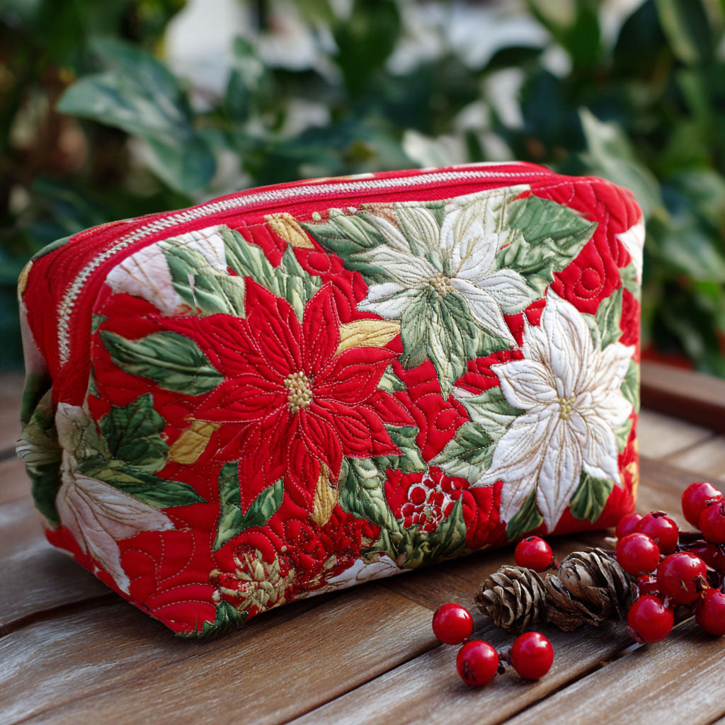 Noa - Quilted Cosmetic Bag Handmade Cosmetic Bags product image