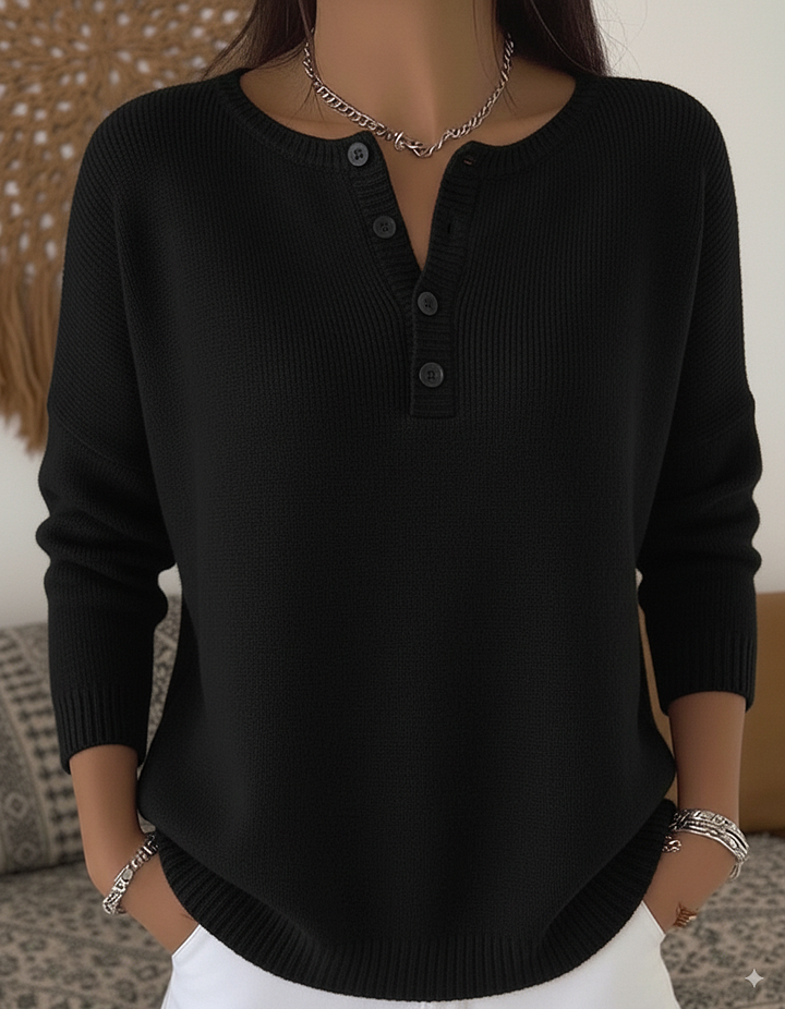 Back view of the Romy comfort button-up pants, demonstrating the relaxed drape and overall fit.