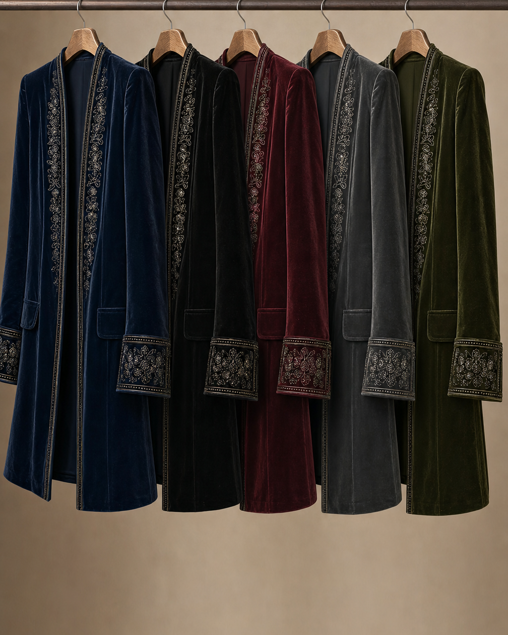 All five Rosalind colours on a rail