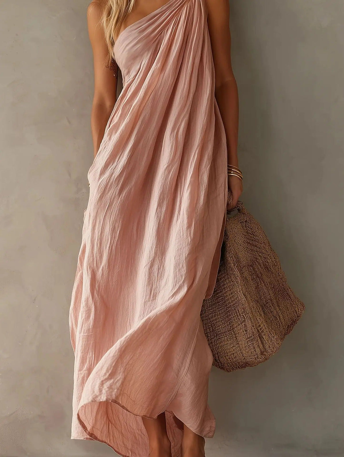 Sloane - Elegant One-Shoulder Maxi Dress product image